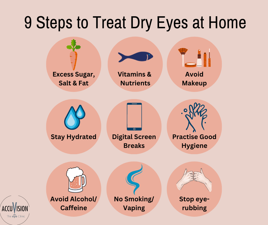 9 steps to treat dry eyes at home