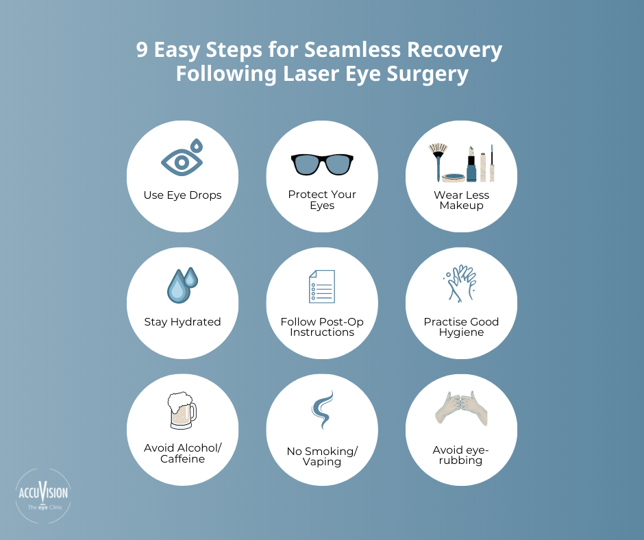 9 easy steps for laser eye surgery recovery